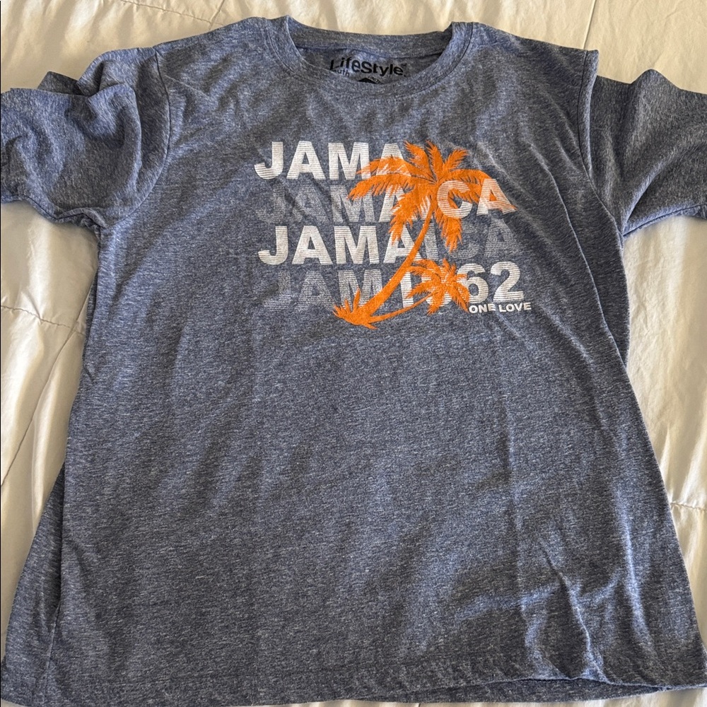 Kids/Teen 14-16 Blue Jamaica T-Shirt